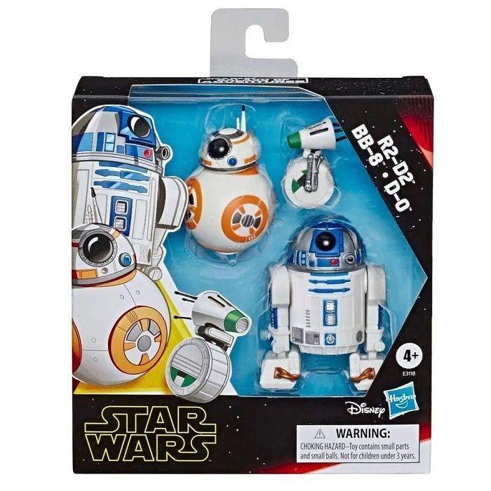 Boneco R2D2 e BB-8 e D-0 - Star Wars Disney - Hasbro - Bonecos